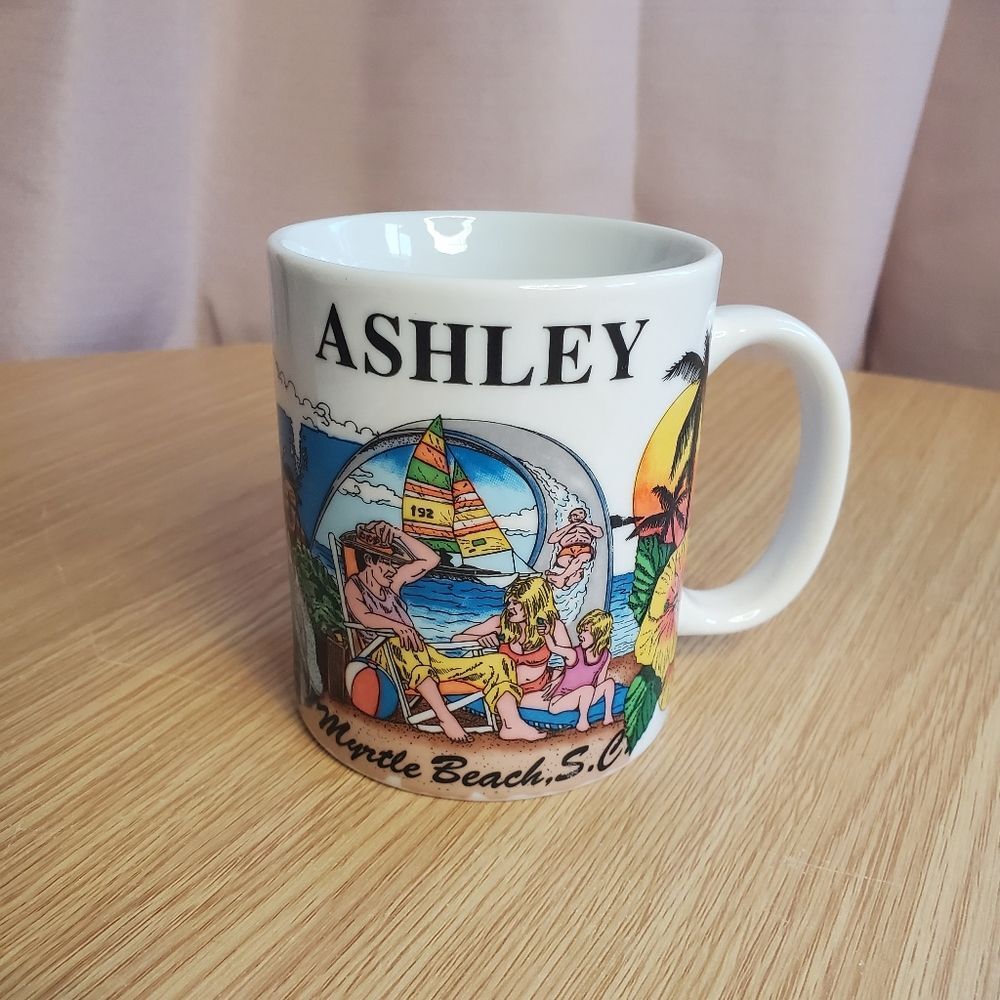 Ashley Myrtle Beach South Carolina Souvenir Keepsake Coffee Mug‎